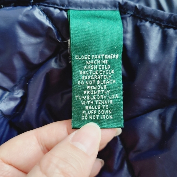 Lauren Ralph Lauren Blue Down Jacket - Picture 9 of 16